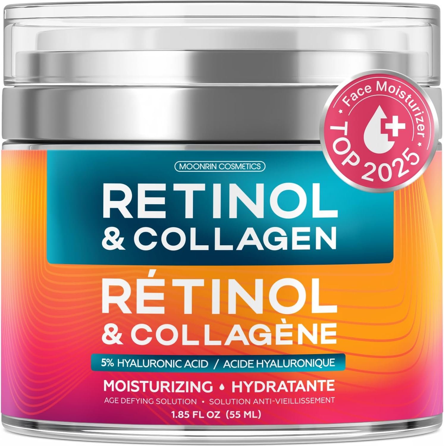Retinol Cream with Hyaluronic Acid and Collagen